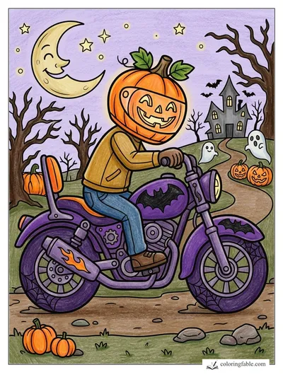 Colored example of this coloring page