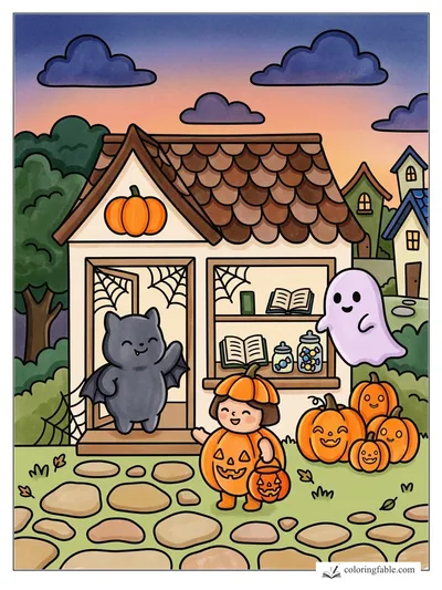 Colored example of this coloring page
