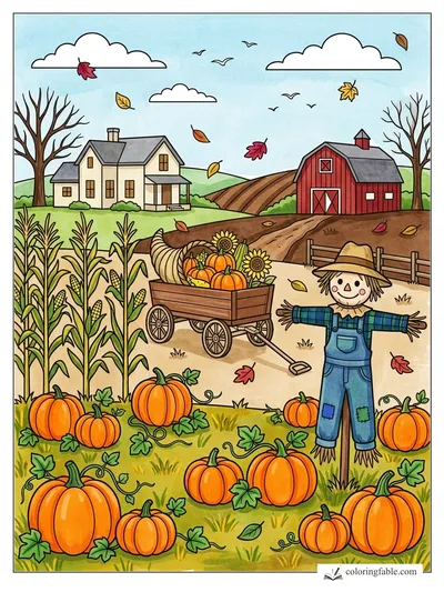 Colored example of this coloring page