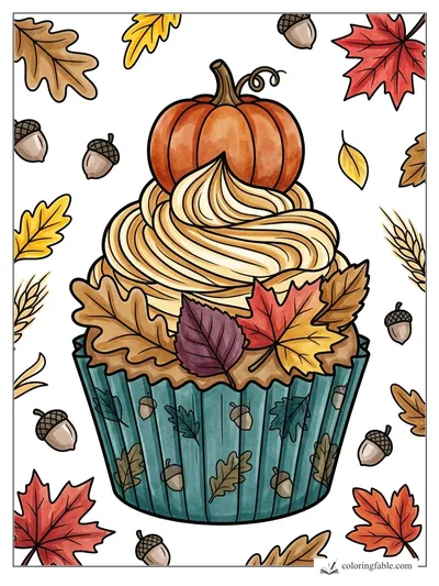 Colored example of this coloring page