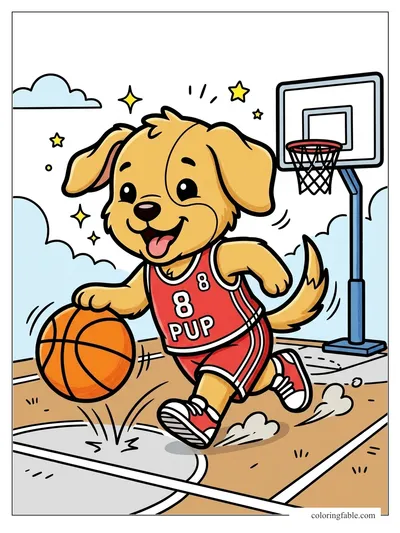 Colored example of this coloring page