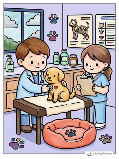Colored example of this coloring page