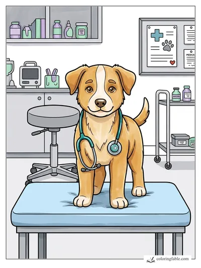 Colored example of this coloring page