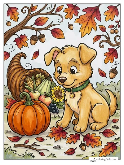 Colored example of this coloring page