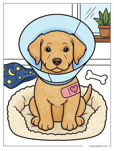 Colored example of this coloring page