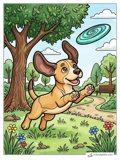 Colored example of this coloring page