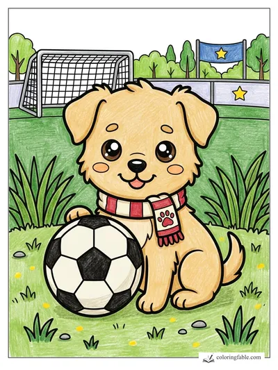 Colored example of this coloring page