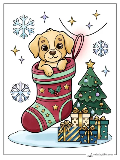 Colored example of this coloring page