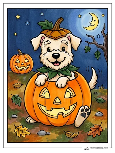 Colored example of this coloring page