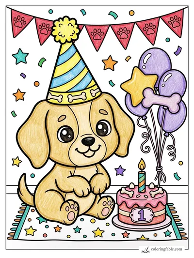 Colored example of this coloring page