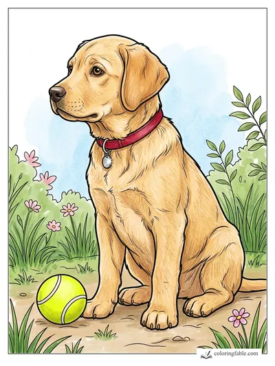 Colored example of this coloring page
