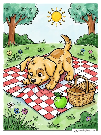 Colored example of this coloring page