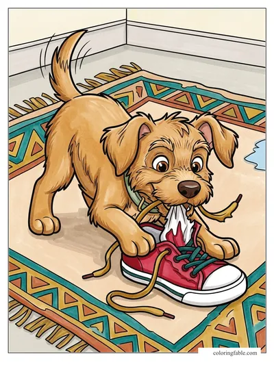 Colored example of this coloring page