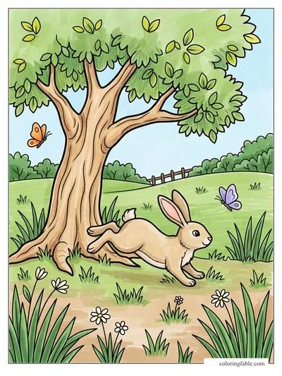 Colored example of this coloring page