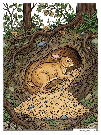 Colored example of this coloring page