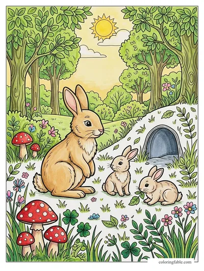 Colored example of this coloring page