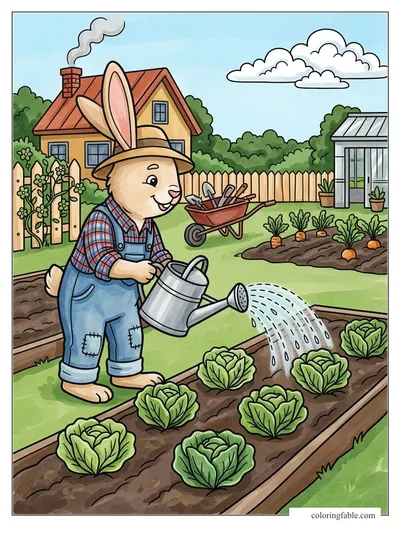 Colored example of this coloring page