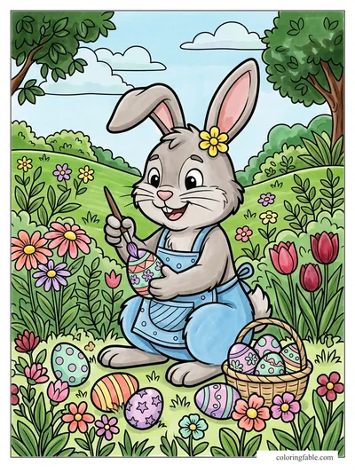 Colored example of this coloring page