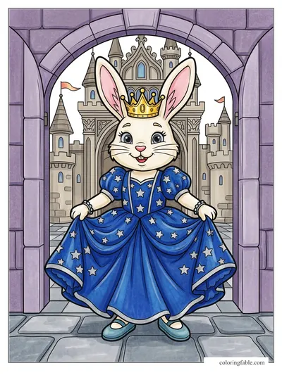 Colored example of this coloring page