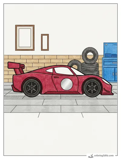Colored example of this coloring page