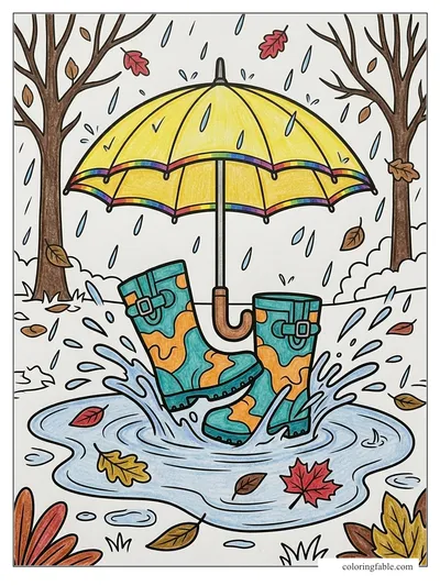 Colored example of this coloring page