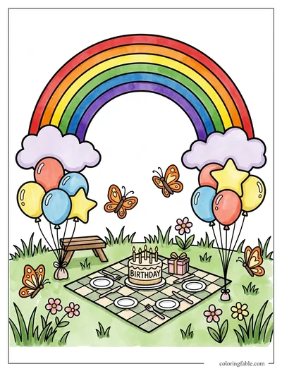 Colored example of this coloring page