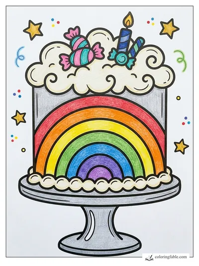 Colored example of this coloring page