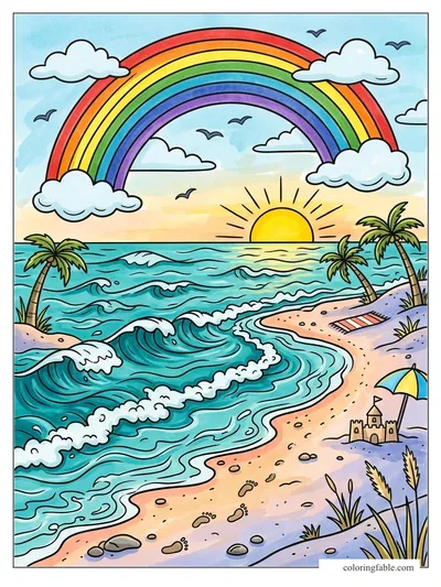 Colored example of this coloring page