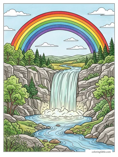 Colored example of this coloring page