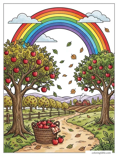 Colored example of this coloring page