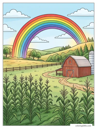 Colored example of this coloring page
