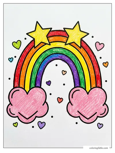 Colored example of this coloring page