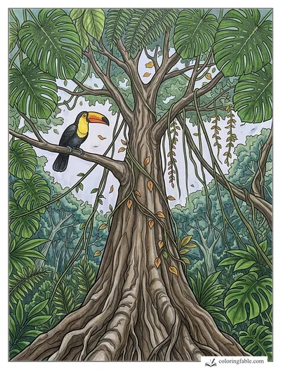Colored example of this coloring page