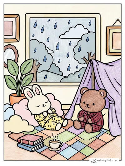 Colored example of this coloring page