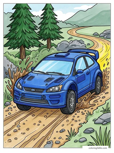 Colored example of this coloring page