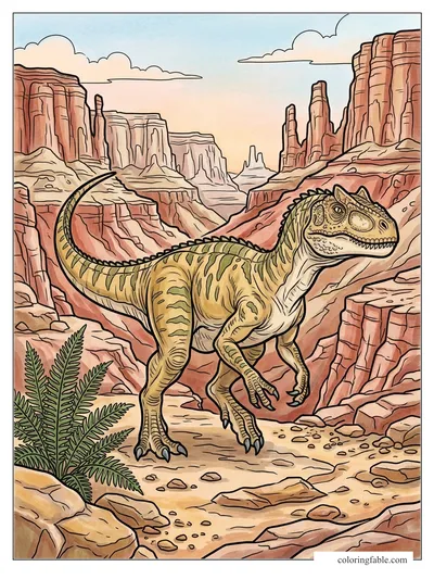 Colored example of this coloring page