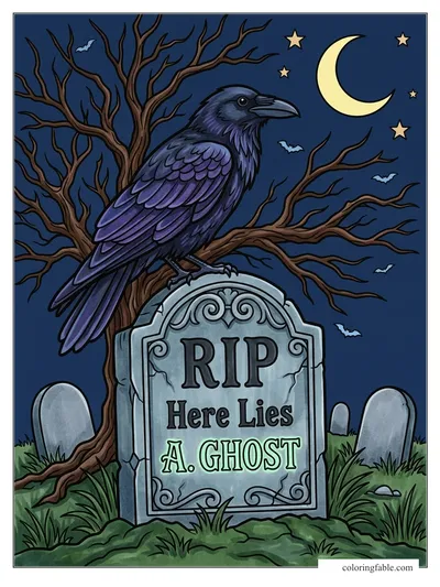 Colored example of this coloring page