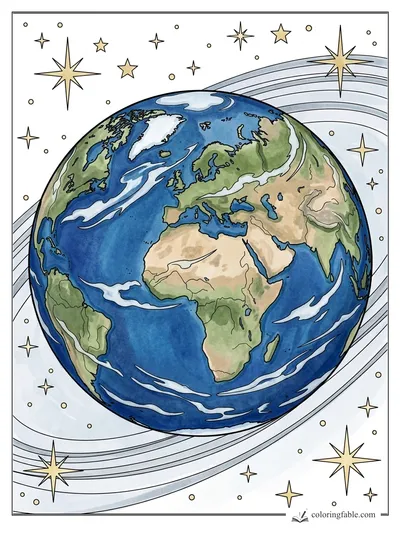 Colored example of this coloring page