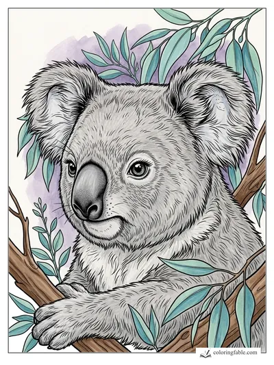 Colored example of this coloring page