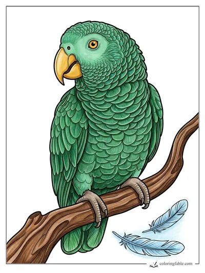 Colored example of this coloring page