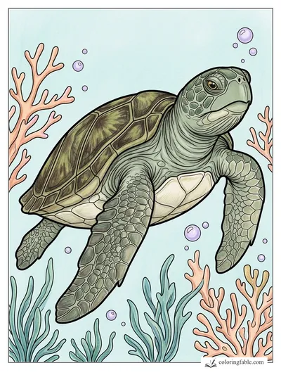 Colored example of this coloring page