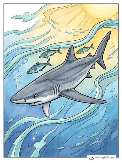 Colored example of this coloring page