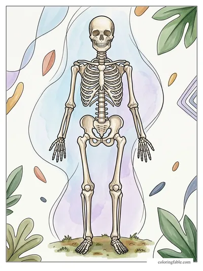 Colored example of this coloring page