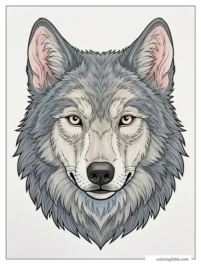 Colored example of this coloring page