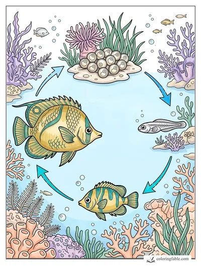Colored example of this coloring page
