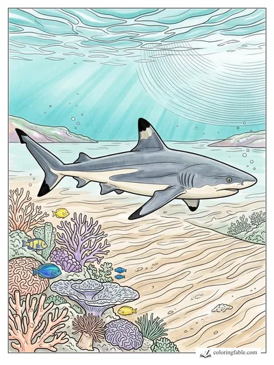 Colored example of this coloring page