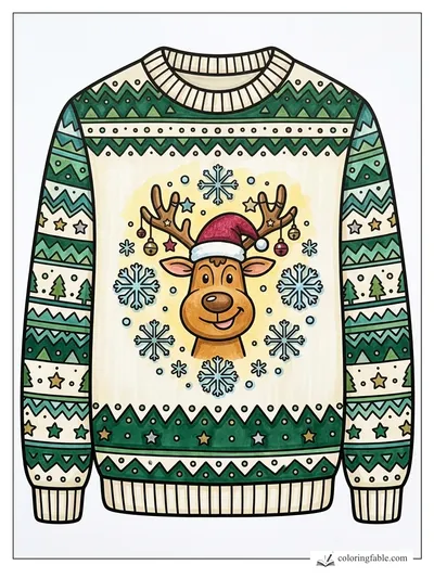 Colored example of this coloring page