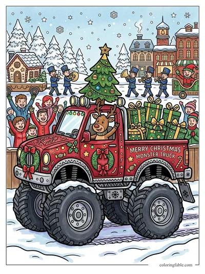 Colored example of this coloring page