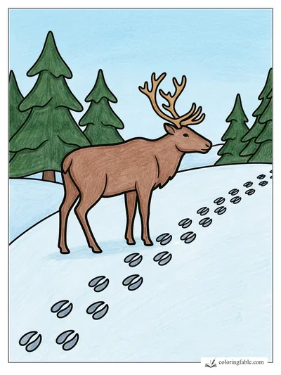 Colored example of this coloring page