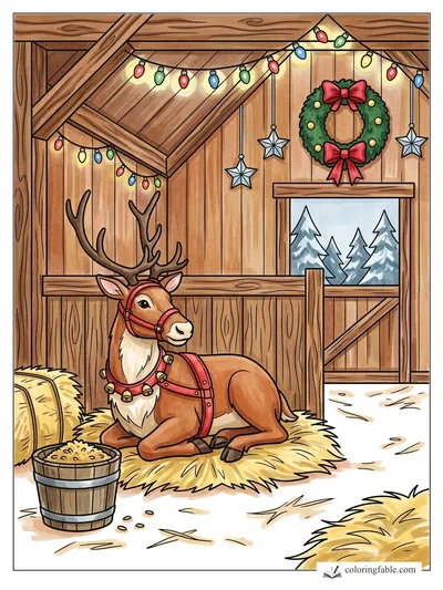 Colored example of this coloring page